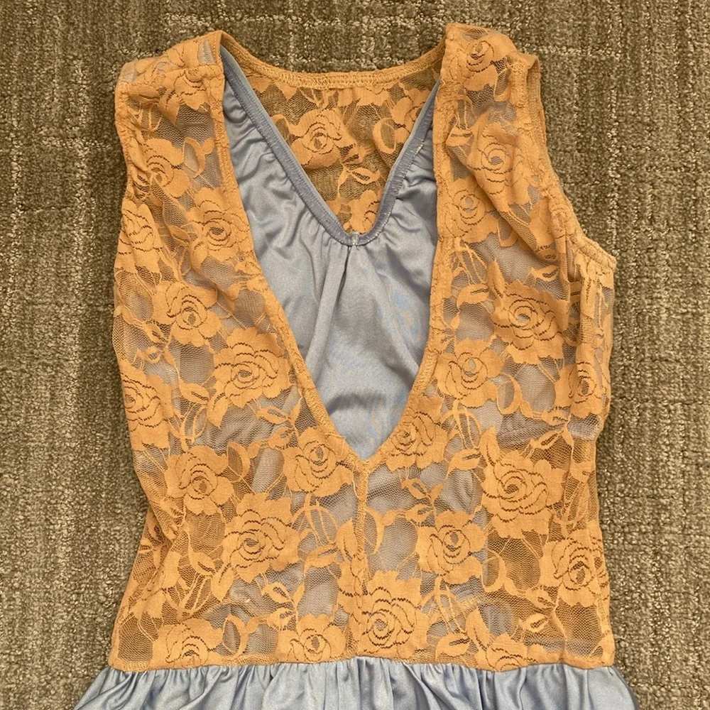 Kelle High-Low Style Laced Costume with Low Back